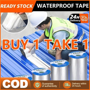 BUY 1 TAKE 1 Aluminum Foil Butyl Waterproof Tape For Roof Leak Roof Sealant Wall Crack Pandikit sa Bubong Tape