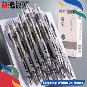 LE M&G 0.38mm【4pcs+20pcs refills】Retractable pens refills Set black ink large capacity 0.5 mm Refills Ballpoint Pen for Office school writing supplies