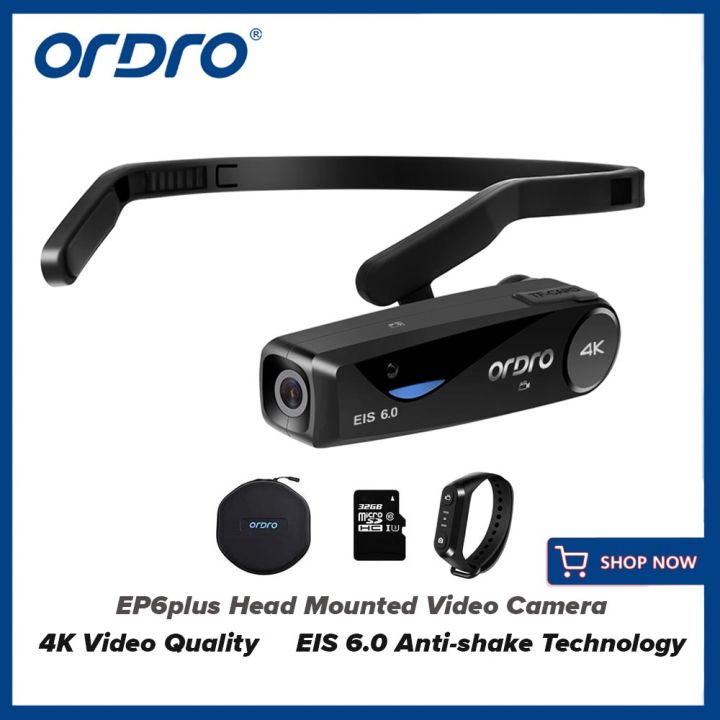 ORDRO FPV-EP6 Plus 4K Head Mounted Camera 1080p/60fps