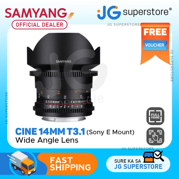Samyang 10mm T3.1 VDSLR Objektiv Für Pentax – Manuelles Weitwinkel Für APS-C