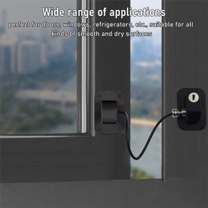 Kunci Pengaman Pintu Lemari Kulkas Jendela Best Refrigerator Lock Anti Maling KP9L
