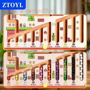[COD]🔥🔥🔥ZTOYL 1 Set Color Matching Montessori Toy Magnetic Color And Number Maze Learning Education Toys Concentration Training For Child Gift