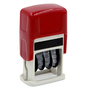 Rubber Line Dater Adjustable English Date for Scrapbooking Packaging Rubber Date Roller for Office