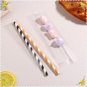 💖【Special price】💝CHUN ถุงขนมยาวปิดผนึกในตัว100ชิ้นถุงขนม5x20ซม. ถุงเเพรทเซลถุงปิดผนึกได้สำหรับบรรจุลูกอมของขวัญที่ชอบ