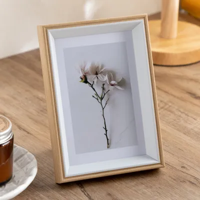 PETI STUDIO Wooden Photo Frame 6inch Wall Hanging Picture Frame Stand Fashion 8inch Draw Frame Commemorative