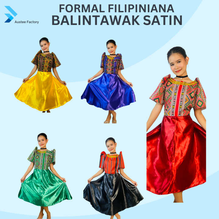 Austee FiLipiana Attire Kids To Adult Cultural Wear Patadyong For Women ...
