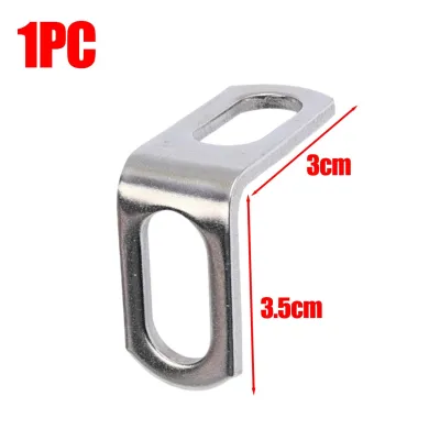 Stainless Steel Universal Motorcycle Exhaust Pipe Bracket Fixed Z-shaped Mounting Clamp Long Strip Piece Z Type Fixed Parts