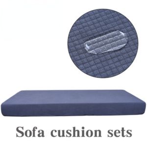 1 2 3 4 Seater Sofa Cover Sofa Back Cover Plain Elastic Sofa Cushion Cover Stretchable Slip Cover