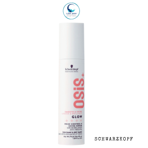 Kem Tạo Lọn Schwarzkopf Glow Anti-Frizz Shine Serum Giữ Nếp Nhẹ Bóng Mượt Và Phục Hồi Tóc Sơ Khô 50ml
