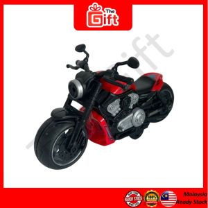 The Gift Pull & Go Inertial Motorcycle Fun Racing Toy for Kids Motor Lumba Inersia Tarik & Lepas Mainan Kanak-kanak