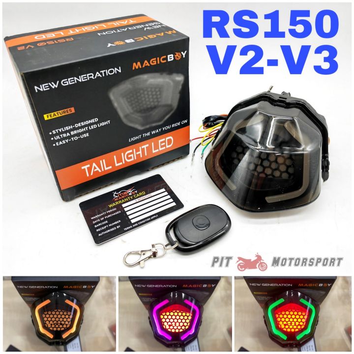 Magic Boy Tail Lamp Design TST Honda RS150 V2 V3 Signal LED RS 150