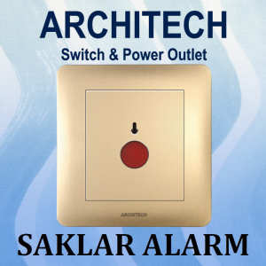 ARCHITECH INFINITY A63-K31 GOLD Sakelar - Saklar Alarm 3A