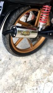 KNALPOT FIZR CAT HITAM DOFF