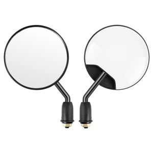 NOBLELUX Nhiều màu sắc Gương chiếu hậu xe máy ABS Ren vít 8MM Gương chiếu hậu xe đạp điện Chất lượng cao Vòng tròn Gương xe máy độ Độ xe máy