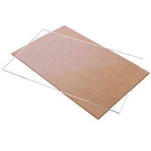 แผ่นอะคริลิคใส 1 ชิ้น แผ่นเพล็กซิกลาส DIY ทำมือ แผ่นพลาสติกหนา 6 มม. 8 มม. 10 มม. ปรับแต่งได้