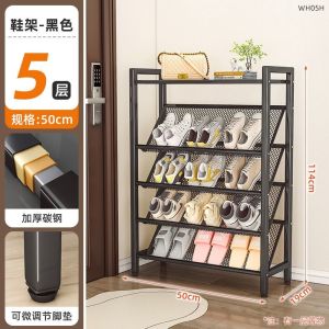 Shoe Rack Outside Door With Seat Shoe Rack With Bench Popular Rental Room Multi-Layer Safe and Durable 26dian Shoe Rack Cabinet