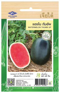 CHIATAI 🇹🇭 ผักซอง เจียไต๋ F036 แตงโม ทัมอัพ F1 ประมาณ 55 เมล็ด เนื้อแดง แตงโม ผิวสีดำ มีลาย เนื้อแน่น หวานกรอบ เมล็ดพันธุ์ผัก เมล็ดผัก เมล็ดพืช ผักสวนครัว