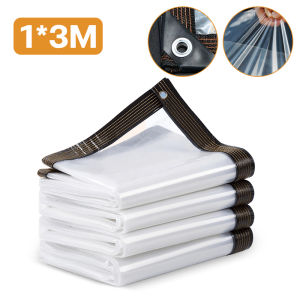 JUMBO Transparent Rain Cloth Waterproof Tarpaulin Plant Car Cover Garden Rainproof Clear Poly Thickened