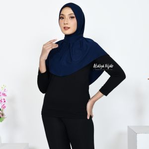 Hijab Bergo Winter Syria Non Pet / Non Pad Instan Jersy Olahraga Daily