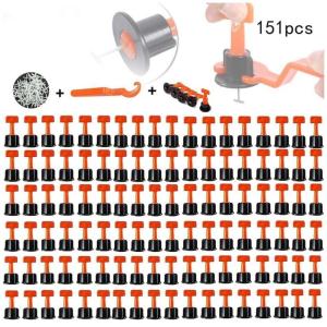50/151Pcs Tile Leveling System Kit With Tile Leveler Special Wrenches Tile Spacers Wall Tile Carrelage Leveling