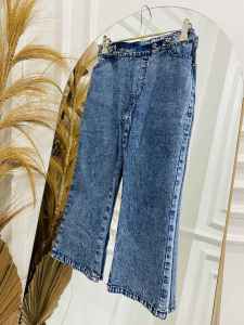 Meltz.id - Celana Cutbray Jeans Polos Panjang Anak Perempuan Umur 1 - 10 Tahun