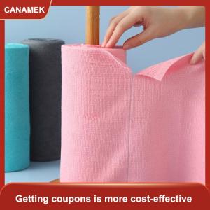【CANAMEK】 1 cuộn 20 chiếc khăn lau sợi nhỏ Khăn lau không xơ có thể tái sử dụng cho nhà bếp khăn bếp siêu thấm khô nhanh