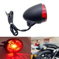 For Qianjiang Keeway K-Light 125/202/QJ200-2H ABS Black Motorcycle Running Brake Tail Light Motorbike Bulb Stop Rear Lamp. 