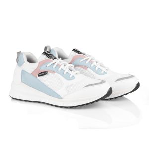 QUICKLY Jenny White Grey - Sepatu Sneakers Wanita l Sepatu Olah Raga l Sepatu Running