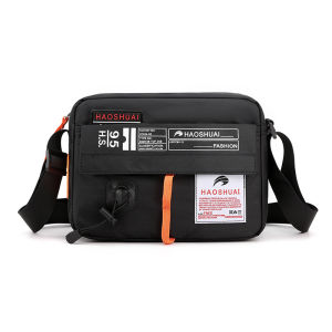 IELGY Sports casual mens outdoor waterproof nylon messenger bag