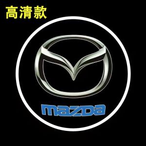 2 ชิ้น สากล Led รถ ประตูต้อนรับ ไฟเลเซอร์ โปรเจคเตอร์ โลโก้ผี เงา ไฟไร้สาย โคมไฟตกแต่งรถ ไฟประตู อุปกรณ์เสริม