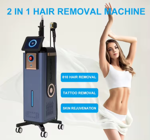 New Arrival Factory Price 2 In 1 810nm Diode Laser Hair Removal Nd Yag pico Laser Tattoo Removal Beauty Machine