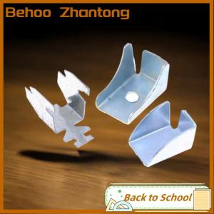 Behoo 10PCS File Cabinet Partition Buckle Shelf Clips For Kitchen Cabinets Support Bookcase Metal Shelving Pegs Office Accessories