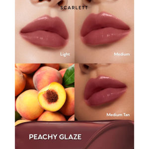 SCARLETT GLASS GLOW TINTED LIP BALM PELEMBAP BIBIR LIPBALM LIP SERUM MENCERAHKAN MELEMBAPKAN BIBIR