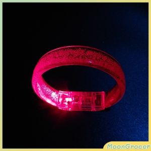 M.G LED Glowing Bracelet Flashing Wristband Bar Concert Cheer Props Rave Party Atmosphere