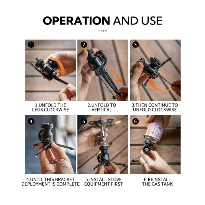 CAMPINGMOON%20Z23-CB%20Rocket%20Stove%20Bracket%20Black%20Stand%20Butane%20Canister%20Converter%20Adaptor%20Camping%20Screw%20Type%20to%20Nozzle%20Standard%20Gas%20Fuel%20Adapter%20Mount%20Tripod%20Outdoor%20Stove%20Lantern%20Lamp%20Ultralight%20Portable%20Accessories%20Camping%20Moon%20BKZ23-CB%20-%20Image%208