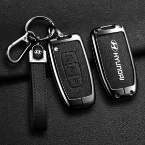 Zinc Alloy Key Protector Cover Key Holder for Hyundai Tucson Azera IX35 Sonata Kia Sportage R Borreed Sorento K5 K7 Key Case