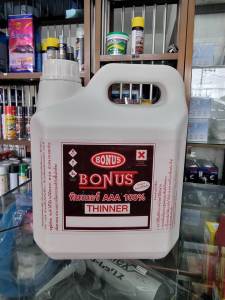 ทินเนอร์ Bonus 3609S ชนิดพิเศษ คุณภาพดี สำหรับผสมสี แลคเกอร์ และงานอื่นๆ
