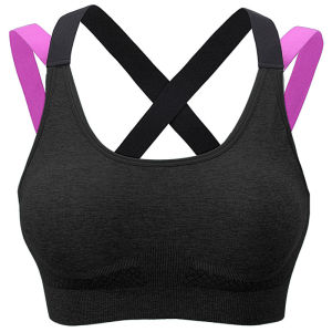 Womens Shockproof Sports Bra Beautiful Back Bralette Vest Style Sleep Sports Bra Yoga Running Fitness Sports Bra