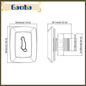 Gaoba Car Tailgate Switch Electric Tailgate Trunk Release Switch Tailgate Trunk Switch