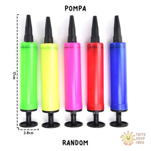 TAIYO Pompa Balon Tangan Manual Alat Tiup Angin Balloon Alas Pasir Ajaib Warna Warni