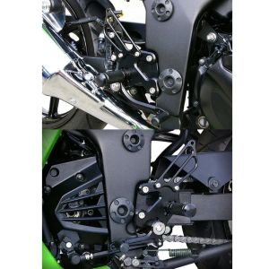 Motorbike For Kawasaki Ninja 250R EX 250 R 2008 2009 2010 2011 2012 CNC Adjustable Rider Rear Sets Rearset Footrest Foot Rest Pegs