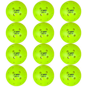 X-ace 40 Pro Pickleball Balls 1/3/6/12/24/40Pcs 40 Holes Pickle Balls Seamless Professtional Training Pickle Ball