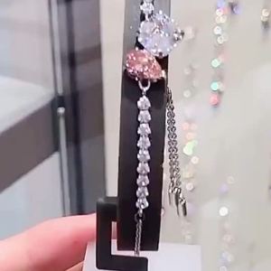 128S Swarovski In stock Swarovski FIHGV Crystal Bracelets Gift Bracelets Women Sterling Silver Fadeless Bracelets Adjustable Bracelets Friendship Bracelets Wedding Gifts Womens Jewelry Bracelets Cute Bracelets Christmas Gifts