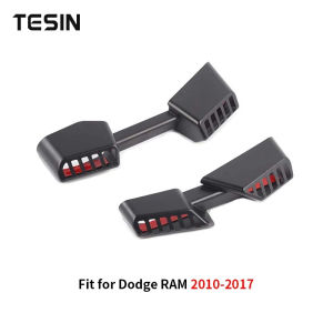 HH8 TESIN Car Under Seat Air Conditioning Vent Protector Decoration Cover for Dodge RAM 1500 2009 2010-2013 2014 2015 2016 2017 2018 4Z3B1