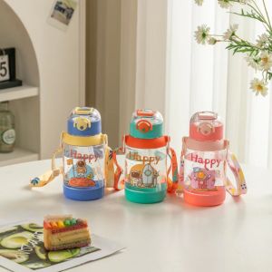 Botol Minum Tali Karakter Anak-Anak 700ML BPA FREE 0909