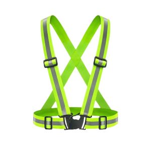 CSR Reflective Adjustable Safety Security High Visibility Vest Gear Stripes Jacket