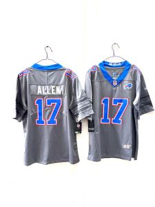 2026 American NFL football jersey short-sleeved Bills second-generation embroidered design in stock