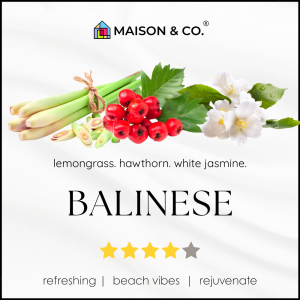 Maison & Co. Premium Hotel Scent Pure Essential Oil 30ml | Luxury Home Fragrance for Aroma Diffuser & Nebulizer