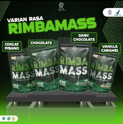 {Rimbalife Rimbamass} Rimba Mass 900gram Susu Weight Gainer Protein Penggemuk Badan Tambah Masa Otot
