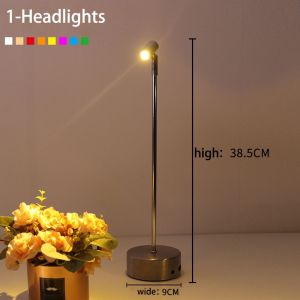 LED Table Lamp Indoor Lighting Desk Light Christmas Decorations Touch Sensor Wireless Soft Light Bedroom Light Simple Can Adjust Brightness Night Light Warm Light Transformations Table Light for Bar Cafe Hotel Bedroom